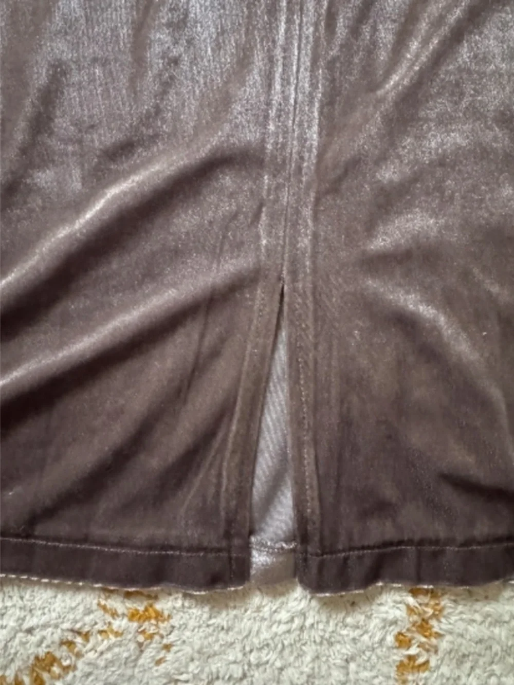 Velvet Velour Zara Trafaluc Bodycon Sleeveless Dress - Picture 2 of 3